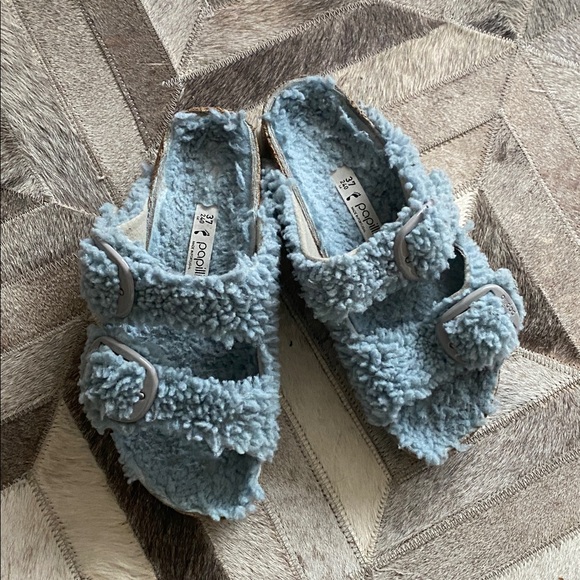 Birkenstock Shoes - Birkenstock Papillo Arizona Big Buckle Teddy Shearling Sandal